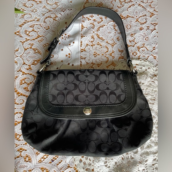 Black Coach Purse - Picture 1 of 6